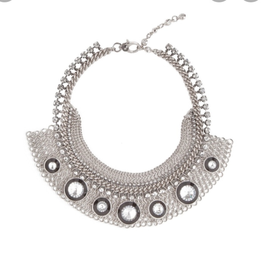 Henri Bendel Crystal Bib Necklace